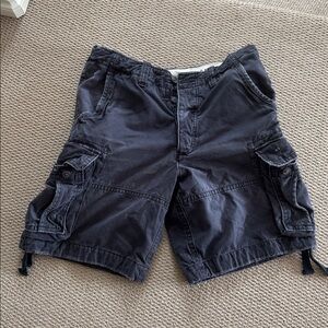 Abercrombie & Fitch  navy blue Cargo shorts